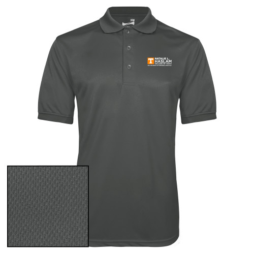  Charcoal Dry Mesh Polo - Natalie L Haslam College of Music - UTK