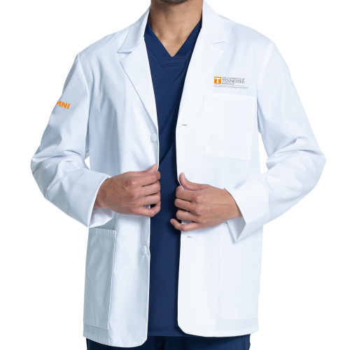  Mens 30in White Lab Coat - College of Veterinary Medicine Embroidery