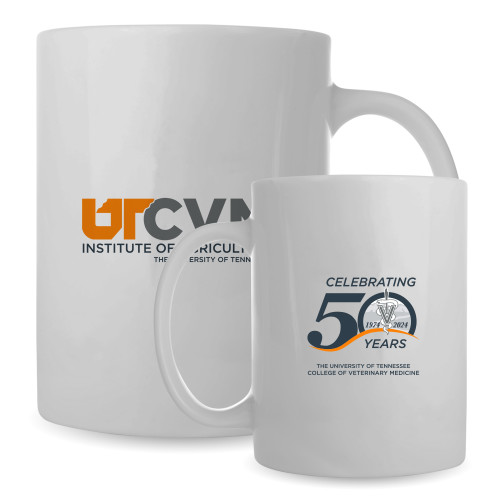 UT Knoxville Full Color White Mug 15oz