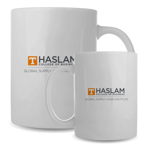  Full Color White Mug 15oz - Gobal Supply Chain Centered Logo