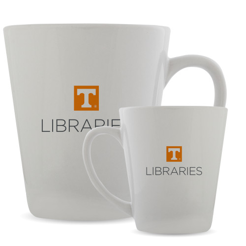  Full Color Latte Mug 12oz - UTK - Libraries Stacked