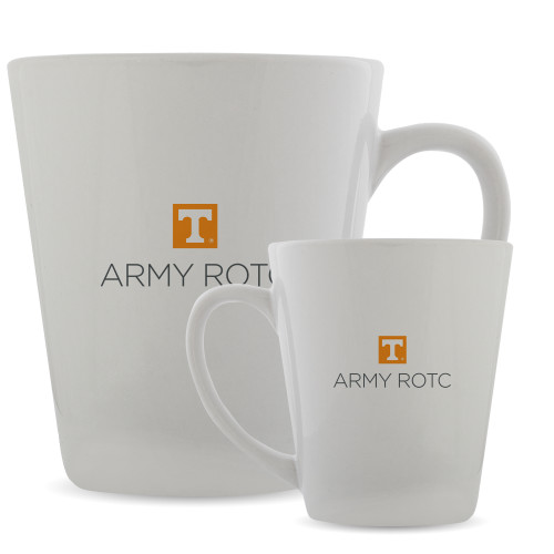  Full Color Latte Mug 12oz - UTK - Army ROTC Stacked