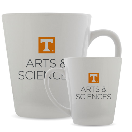  Full Color Latte Mug 12oz - UTK - Arts and Sciences Stacked