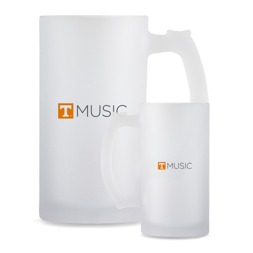  Full Color Decorative Frosted Glass Mug 16oz - UT Knoxville Music