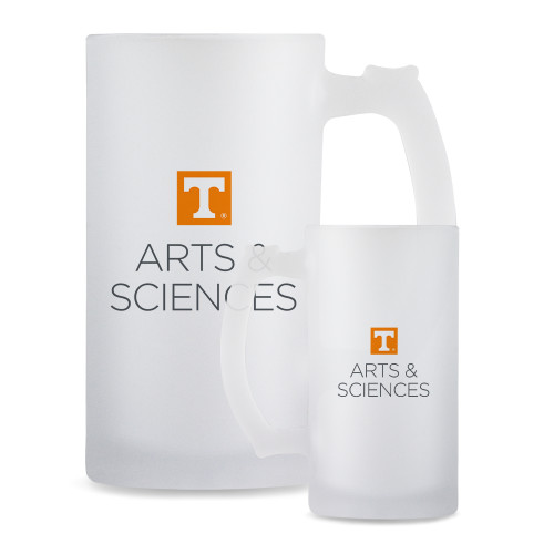  Full Color Decorative Frosted Glass Mug 16oz - UTK - Arts and Sciences Stacked