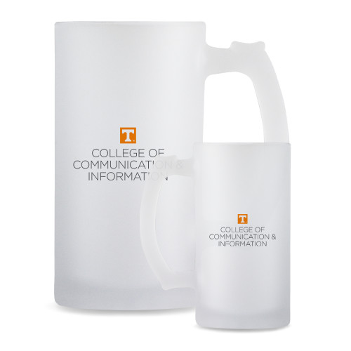  Full Color Decorative Frosted Glass Mug 16oz - College of Communication and Information