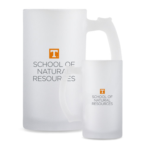  Full Color Decorative Frosted Glass Mug 16oz - School of Natural Resources