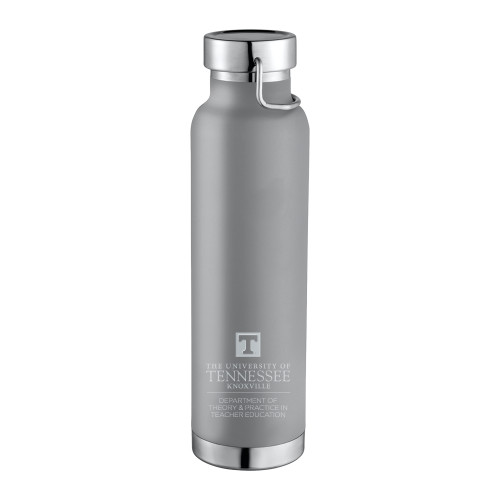  Thor Copper Vacuum Insulated Grey Bottle 22oz - Department of Theory and Practice in Teacher Education - UTK Engraved