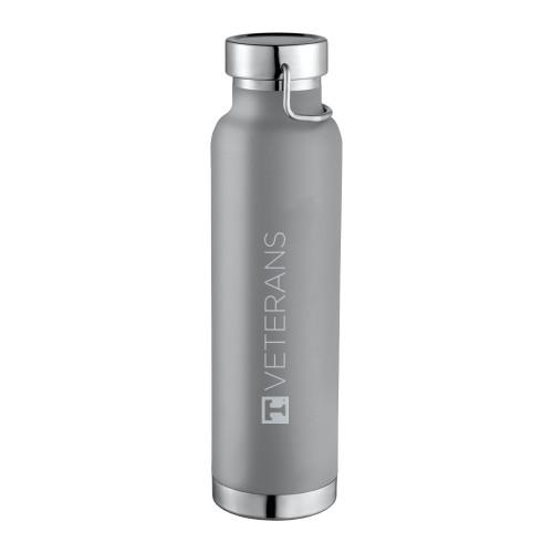  Thor Copper Vacuum Insulated Grey Bottle 22oz - VeteransEngraved
