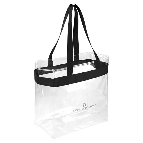  Game Day Clear Stadium Tote - Sport Management  Stacked One Line