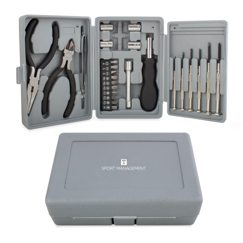  Compact 26 Piece Deluxe Tool Kit - Sport Management  Stacked One Line