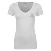 Thumbnail image for  Next Level Womens White Ideal V Tee