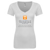 Thumbnail image for  Next Level Womens White Ideal V Tee