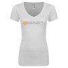 Thumbnail image for  Next Level Womens White Ideal V Tee