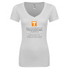 Thumbnail image for  Next Level Womens White Ideal V Tee