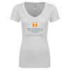 Thumbnail image for  Next Level Womens White Ideal V Tee