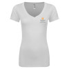 Thumbnail image for  Next Level Womens White Ideal V Tee