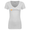 Thumbnail image for  Next Level Womens White Ideal V Tee