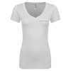 Thumbnail image for  Next Level Womens White Ideal V Tee