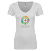 Thumbnail image for  Next Level Womens White Ideal V Tee