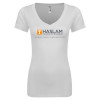 Thumbnail image for  Next Level Womens White Ideal V Tee