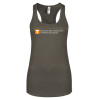 Thumbnail image for  Next Level Womens Charcoal Racerback Tank 