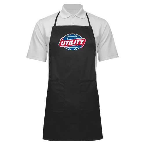  Full Length Black Apron - Utility