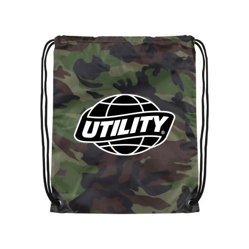  Camo Drawstring Backpack - Utility
