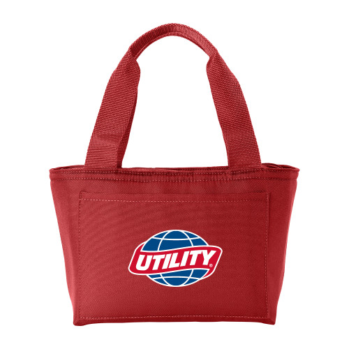  Insulated Red Lunch Tote - Utility