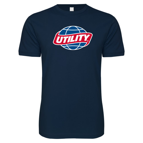  Next Level Navy SoftStyle T Shirt - Utility