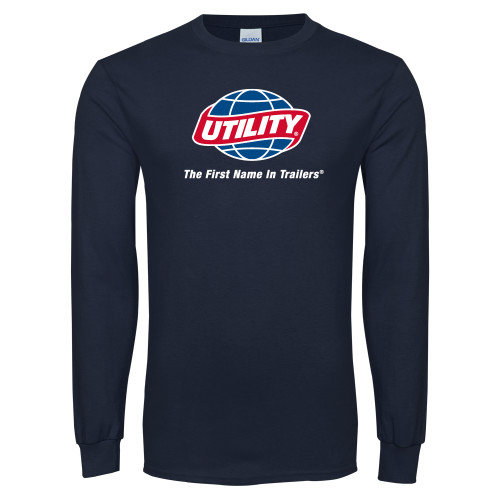  Navy Long Sleeve T-Shirt - Utility w Tagline