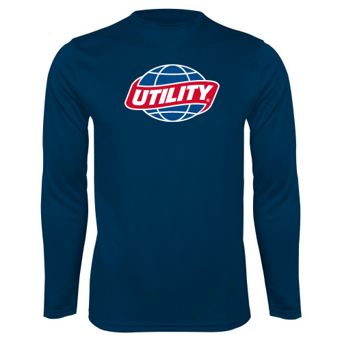  Navy Performance Long Sleeve Shirt - Utility