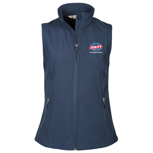  Womens Navy Core Softshell Vest - Utility
