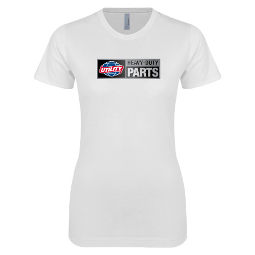  Next Level Womens White Boyfriend Tee - Heavy Duty Parts Horizontal
