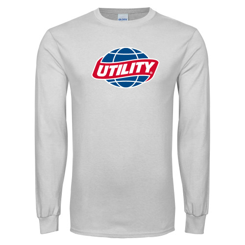  White Long Sleeve T Shirt - Utility