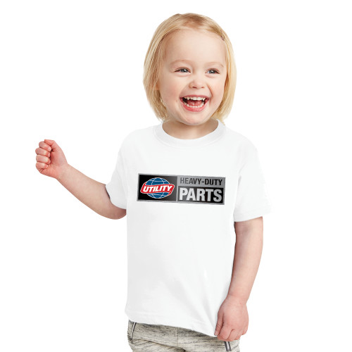  Toddler White T Shirt - Heavy Duty Parts Horizontal