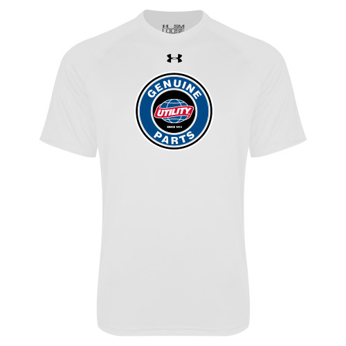  Under Armour White Tech Tee - Genuine Parts