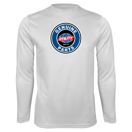  White Performance Long Sleeve Shirt - Genuine Parts