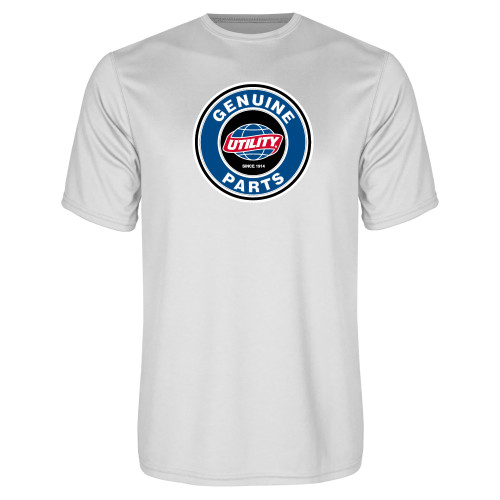  White Performance Tee - Genuine Parts