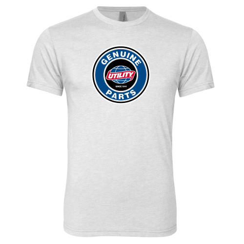  Next Level Heather White Triblend Tee - Genuine Parts