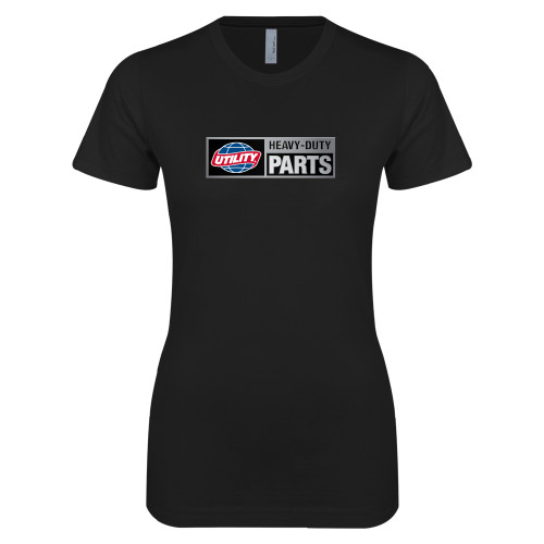  Next Level Womens Black Boyfriend Tee - Heavy Duty Parts Horizontal