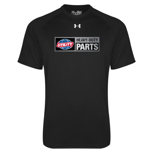  Under Armour Black Tech Tee - Heavy Duty Parts Horizontal