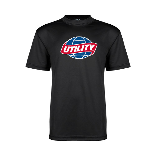  Youth Performance Black Tee - Utility