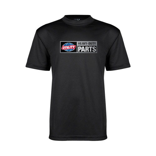  Youth Performance Black Tee - Heavy Duty Parts Horizontal