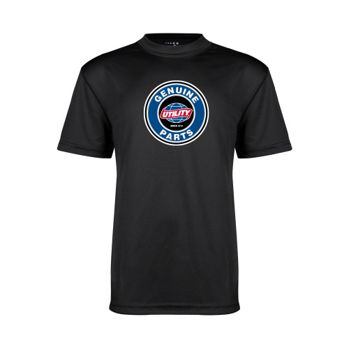  Youth Performance Black Tee - Genuine Parts