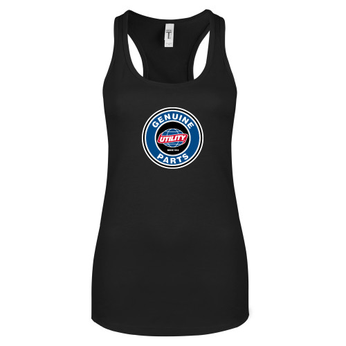  Next Level Womens Black Racerback Tank  - Genuine Parts