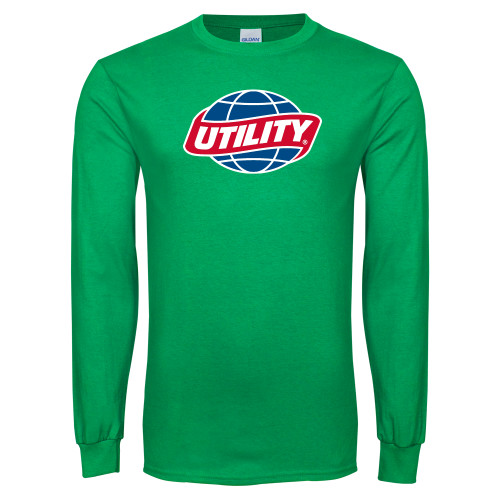  Kelly Green Long Sleeve T Shirt - Utility