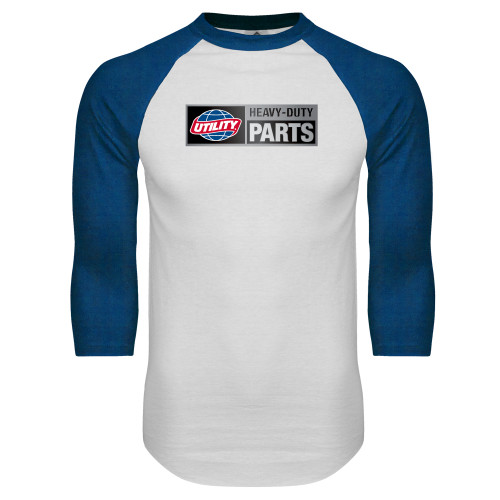 Main Image for  White/Royal Raglan Baseball T Shirt