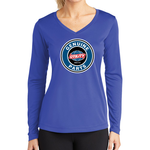 Main Image for  Womens Royal Performance Long Sleeve V Neck Shirt