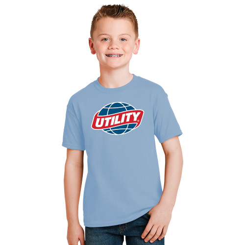  Youth Light Blue T Shirt - Utility